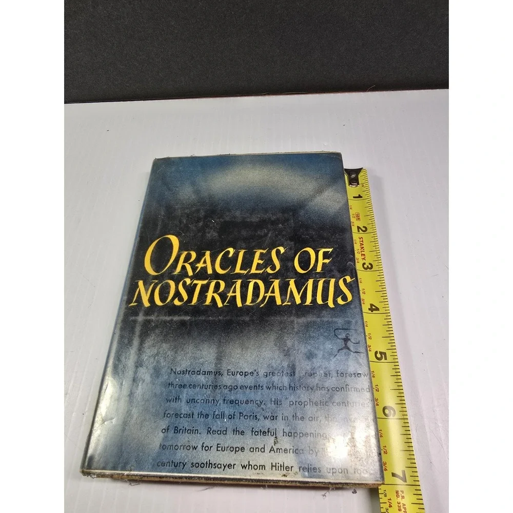 1940 Oracles of‎ Nostradamus ~ Europe's Greatest Prophet, Future Predictions
